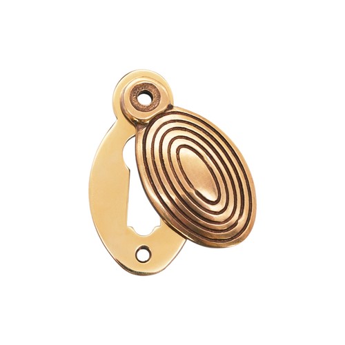 Escutcheon oval beehive reeded - oval,