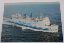Sealink M.V. St David Built 1981 British Ferries Ferry Boat  Vintage Postcard