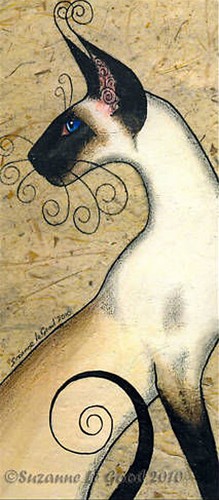 Siamese cat sealpoint - sealpoint, art