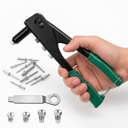 Heavy duty hand - riveter, rivet