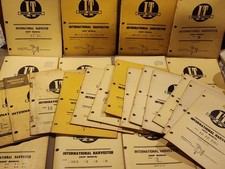 Vintage I&T INTERNATIONAL HARVESTER Tractor Shop Service Manual Lot Of 25