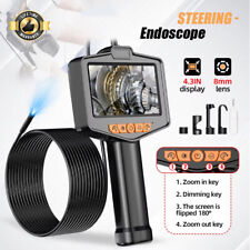 Industrial Endoscope Camera 4.3" LCD Screen Borescope Inspection Camera 1080P HD