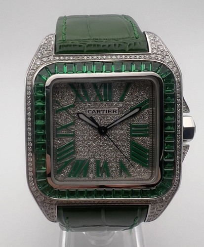 Cartier santos 100 ref 2656 - cartier,
