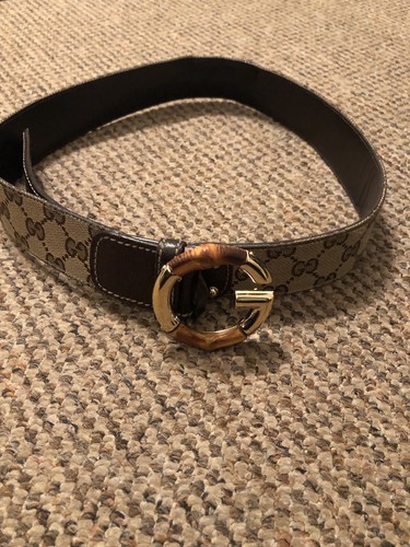 Gucci bamboo belt vintage - bamboo,