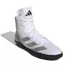 Adidas ADIZERO Wrestling Shoes Boxing Shoes Combat Sport Shoes White JP6116 Mens