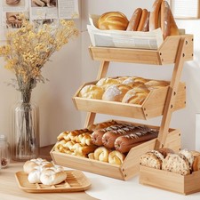 2/3/4-Tier Bamboo Fruit &