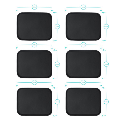 Black rectangle non slip - rectangle, non-slip
