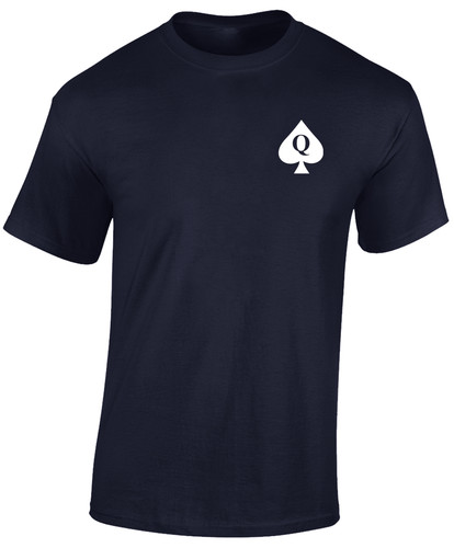 Queen spades mens t - queen, of