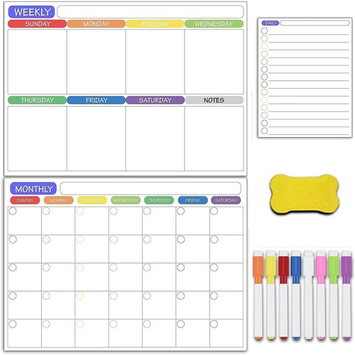 Magnetic calendar for fridge - calendar,