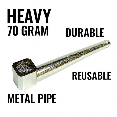 Heavy metal smoking pipe - pipe, 70g