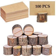 100 Pcs Wooden Table Name