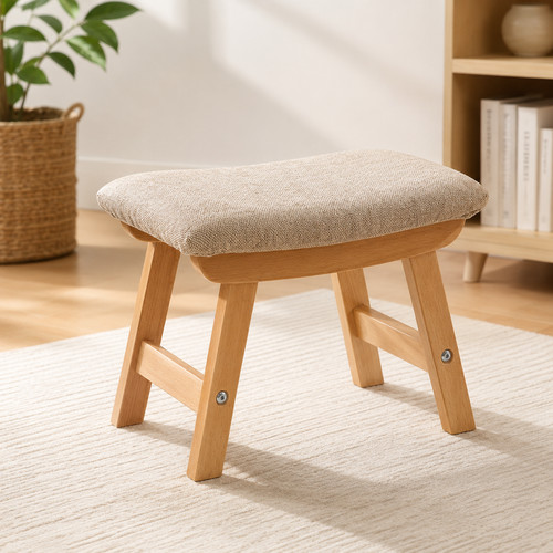 Aibiju wooden footstool - aibiju,