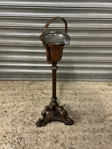 Antique bronze metal ashtray - antique, &