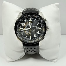 Citizen Eco-Drive BJ7137-07E Promaster Nighthawk Black Dial&Leather Men’s Watch