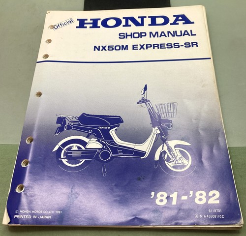 Genuine honda 6118701 nx50m - genuine,