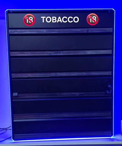 Cigarette shelf storage gantry - cigarette,