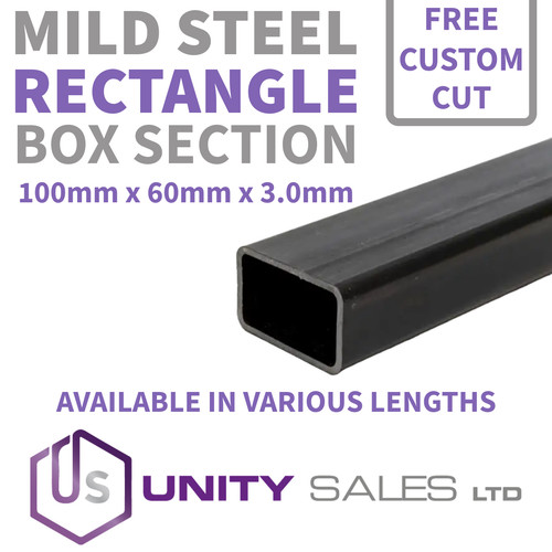 100mm 60mm 3mm mild steel - 60mm,