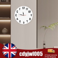 Dia 30cm Reverse Wall Clock