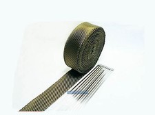 TITANIUM HEAT WRAP 30 METRE + 20 TIES  EXHAUST INSULATING DOWNPIPE MANIFOLD RAP