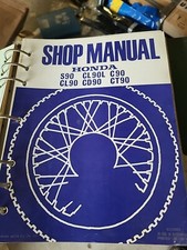 Vintage Honda Service Shop  Manual Binder S90 CL90 CL90L CD90 C90 CT90 Trail 90