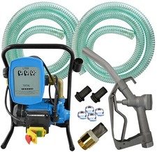 POMPA TRAVASO E ESTRAZIONE OLIO E GASOLIO CON EROGATORE – KIT COMPLETO