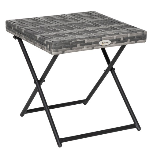Outsunny folding square rattan - outsunny,