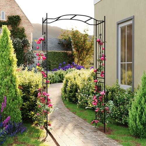 Metal garden arch - metal, trellis