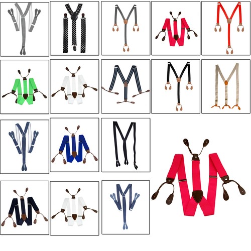 25mm elasticated suspender - elasticated,