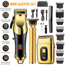 Professional Hair Clippers Trimmer Cutting Beard Cordless Barber Shaving Machine