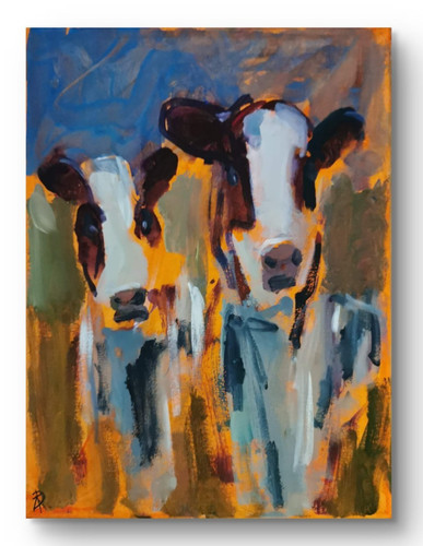 Original acrylic painting x - 12,