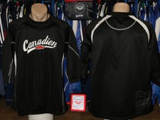 Canadien Floorball Innebandy Unihoc 1/2 Sleeve Warm Shirt Sweatshirt Top Size Xl