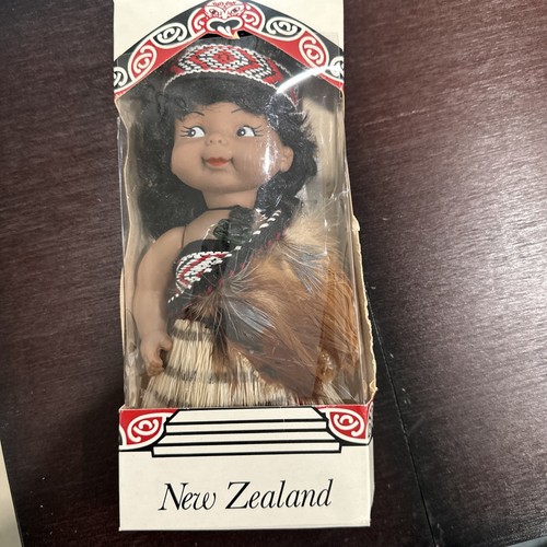 New zealand maori tribe doll - maori,