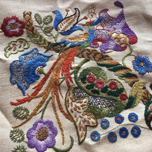 Vintage linen hand - ,