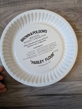 A Brown and Polson`s Pottery Shortbread Mould Paisley Flour Ashley ceramics 