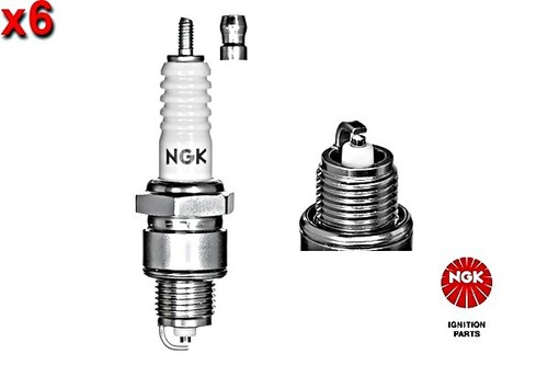 Spark plug ngk - 6x, fits