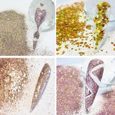  GLITTER GOLD NAIL ART GLITTER