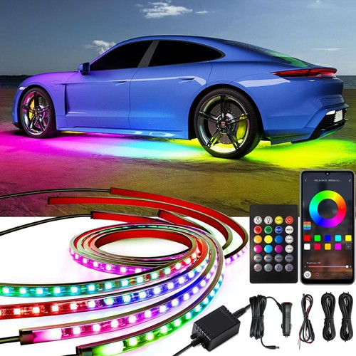 Rgb led under car tube - 4x,