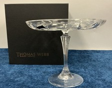 Thomas Webb Crystal Laurus Cake Plate