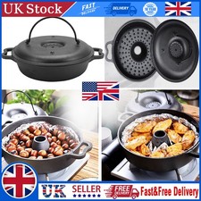 Cast Iron Bake Pot Sweet Potato Oven Casserole Turkey Ovens BBQ Roaster with Lid