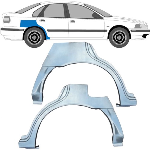 Volvo s40 v40 1995 2004 - /, rear