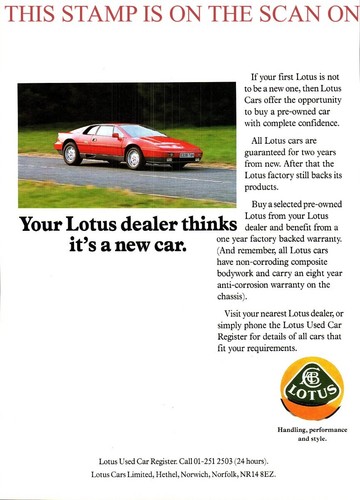 Lotus esprit sports coupe - lotus,