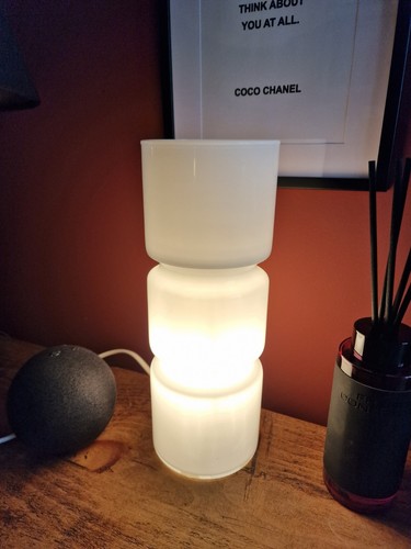 Excellent habitat white glass - excellent,