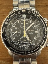 Seiko Auth chronograph flight  master  Pilot watch TT62-0E30 