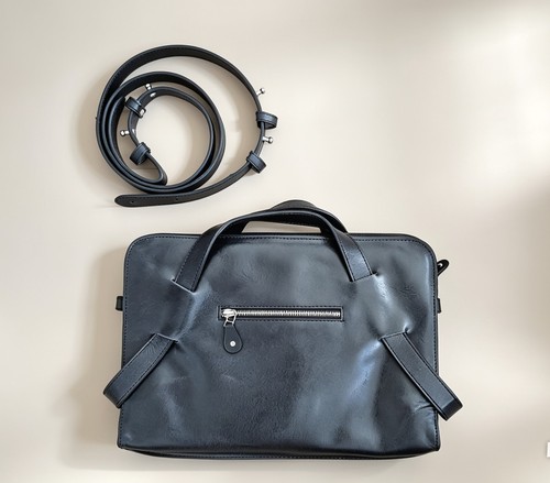 Leather briefcase laptop - leather,