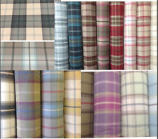 Porter+Stone Tartan Plaid Check BALMORAL Wool Effect Upholstery/Curtain Fabrics