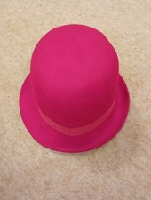 Hobbs Ladies Red Bowler Hat