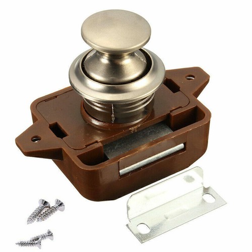 Latch knob push button catch - push,