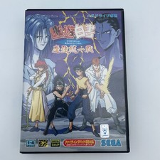 YU YU HAKUSHO Makyo Toitsusen SEGA Mega Drive anime Battle Video Rare game