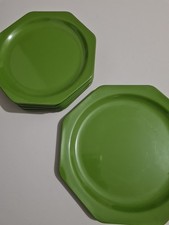 Mepal Rosti Plates Green 20 and 25 CM Set Of 7 Joblot Bundle Retro Collectors