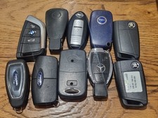 JOB LOT OF 10 USED CAR KEYS IN